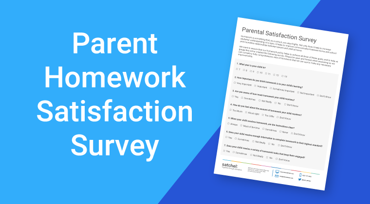 Parent Homework Satisfaction Survey